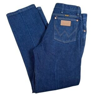 Wrangler‎ Mens Dark Wash Denim Jeans Straight Leg Classic Fit Cowboy